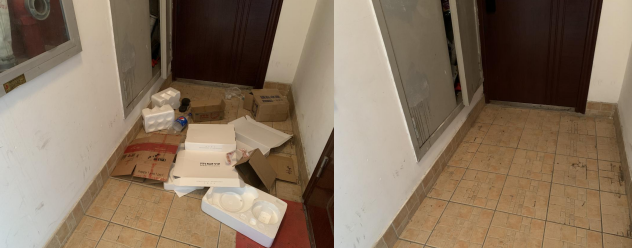 清理楼道 长抓不懈