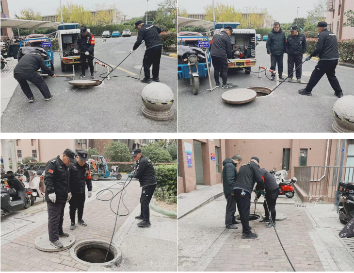 快速响应解水患，专业服务暖人心 ——蔷薇家园物业高效疏通污水管