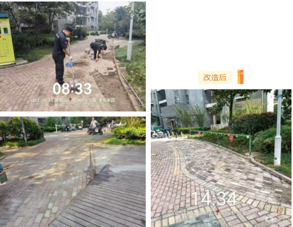 巧用红砖焕新颜，实干服务暖民心